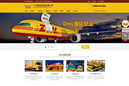 深圳德豪DHL-物流網站建設